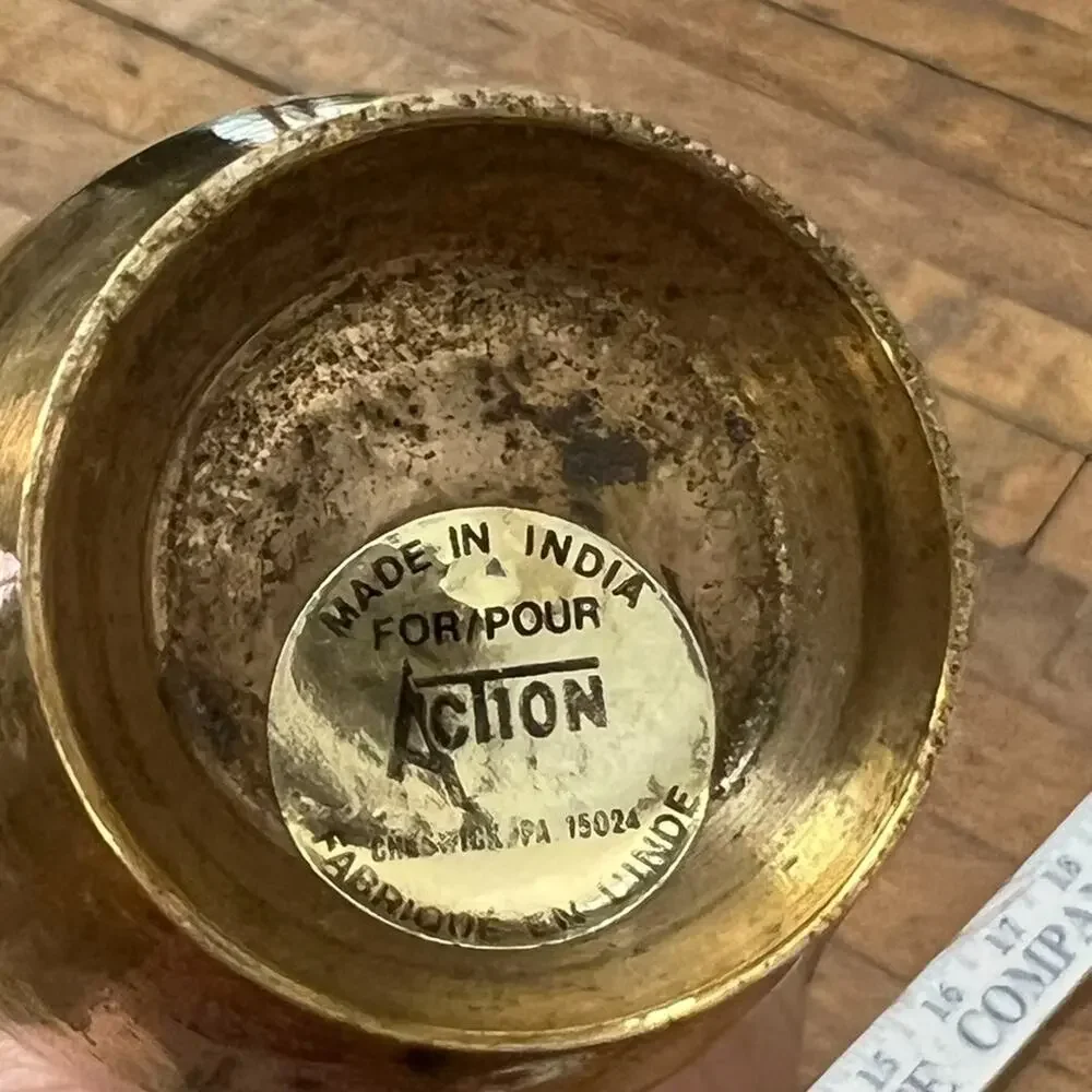 Solid Brass Bud Vase 8
